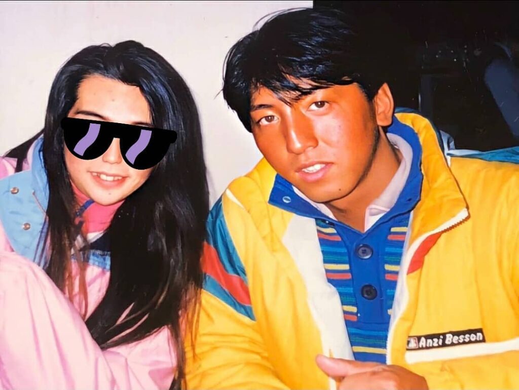 DJ KOOの若い頃⑨　写真はDJ KOOインスタより引用 奥様とのツーショット