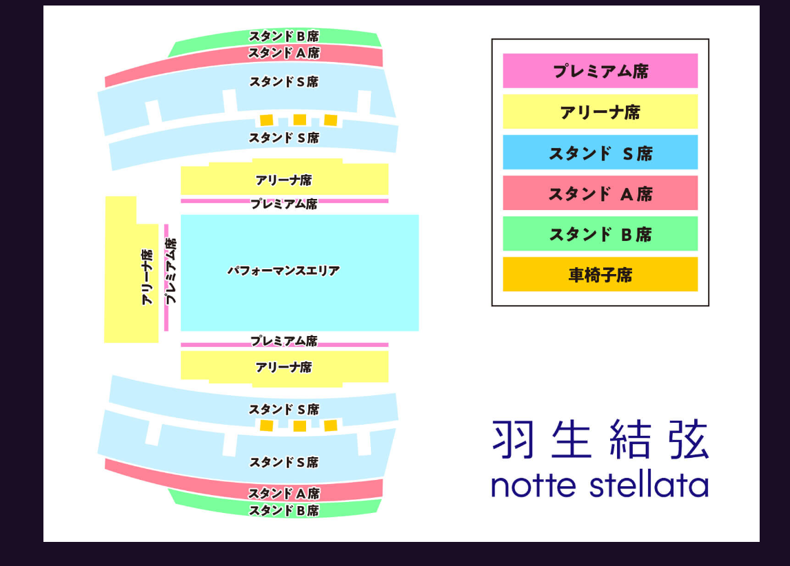 羽生結弦　notte stellata　会場図